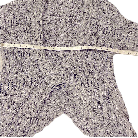 Anthropologie MOTH Tern Tail Cardigan Grey Marbled Sweater.. - Picture 4 of 8
